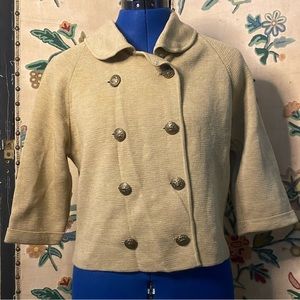 Kimberly made in Italy 100% wool vintage cropped jacket